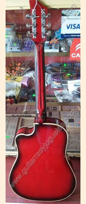 Guitarra Texana roja 2